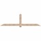 Ekena Millwork Eugene Smooth Timber Gable Bracket, Douglas Fir, 108"W x 31 1/2"H x 5 1/2"D x 5 1/2"F, 7/12 Pitch GBW108X31X0606EUG00SDF - alternate 1